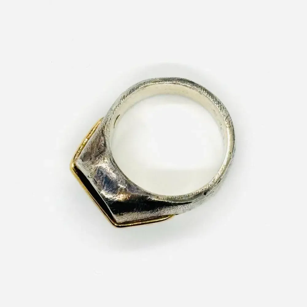 Tobias Wistisen TRI485 Silver and Black Onyx Signet Ring 9